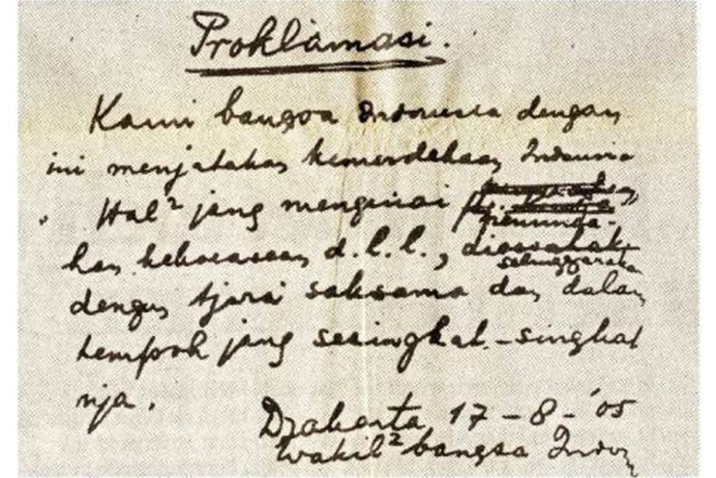 Sejarah Naskah Proklamasi, Apakah Masih Awet Sampai Sekarang?
