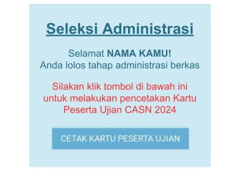 Hasil Seleksi Administrasi CPNS Kota Bengkulu 2024, 1.460 Pelamar Lolos