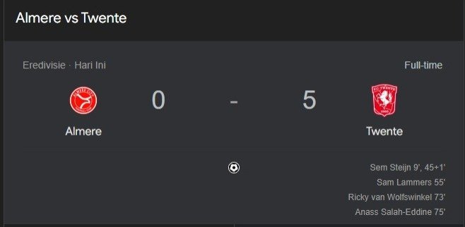 Almere City vs Twente: Hilgers dan Rekan Hantam Klub Thom Haye 5-0 Almere City vs Twente: Hilgers dan Rekan Hantam Klub Thom Haye 5-0
