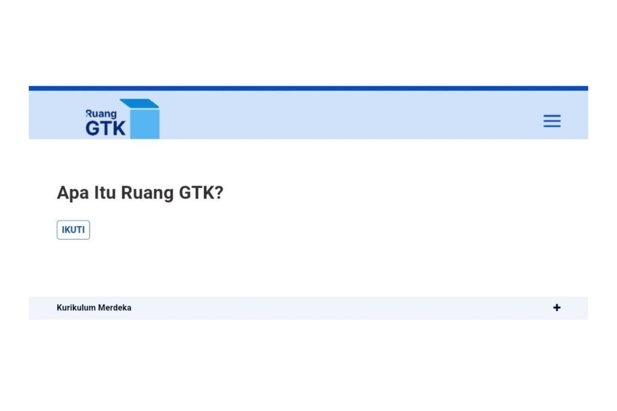 Panduan Login Ruang GTK di Aplikasi Rumah Pendidikan