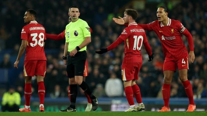 Liverpool Gagal Menang, Everton Paksa Hasil Imbang di Menit Akhir