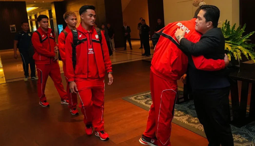 Erick Thohir Lepas Timnas Indonesia ke Australia untuk Kualifikasi Piala Dunia 2026 Erick Thohir Lepas Timnas Indonesia ke Australia untuk Kualifikasi Piala Dunia 2026