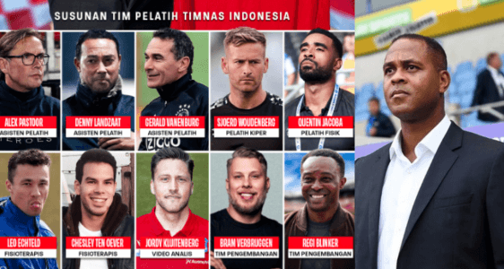 Profil Tim Patrick Kluivert di Timnas Indonesia