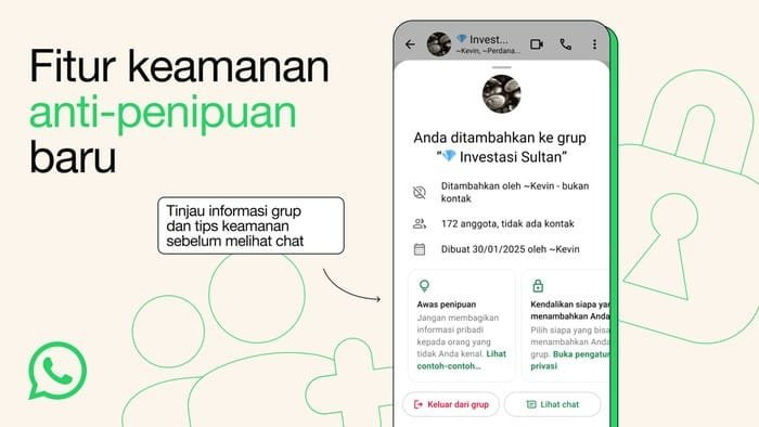 WhatsApp Perkenalkan Fitur Baru untuk Lindungi Pengguna dari Penipuan WhatsApp Perkenalkan Fitur Baru untuk Lindungi Pengguna dari Penipuan