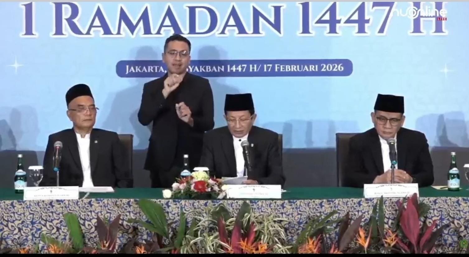 Sidang Isbat Tetapkan 1 Ramadan 2026 Jatuh Kamis 19 Februari Sidang Isbat Tetapkan 1 Ramadan 2026 Jatuh Kamis 19 Februari
